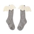 Girls Leg Warm Wing Stripes Socks For Discount