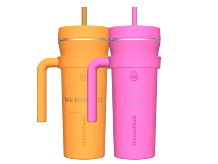 32oz Tumbler with Handle 2 Pack - customized Online now