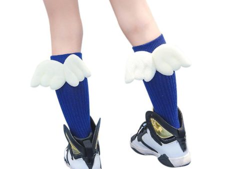 Girls Leg Warm Wing Stripes Socks For Discount