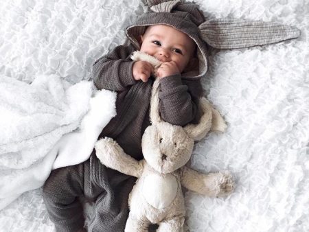 Ear gray rabbit  Romper Jumpsuit Supply