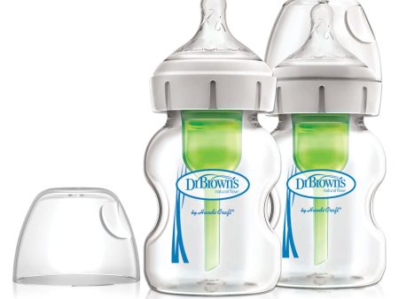 Dr Brown s Options+ Anti-Colic Glass Bottle Twin Pack Supply