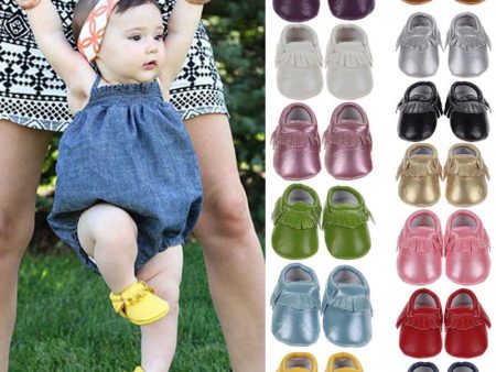 Spring Baby Shoes PU Leather Baby Girls Moccasins Shoes Kids Boys Soft Non-slip Footwear for Newborns Crib Shoes 0-18 Months Online now