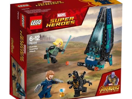 Lego Marvel Super Heroes Marvel Avengers Infinity War Outrider Dropship Attack Set Online Sale