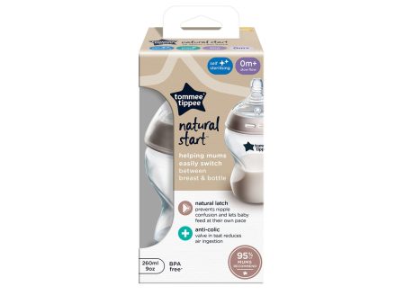 Tommee Tippee Natural Start 260ml Baby Bottle Pack Of 1 For Sale