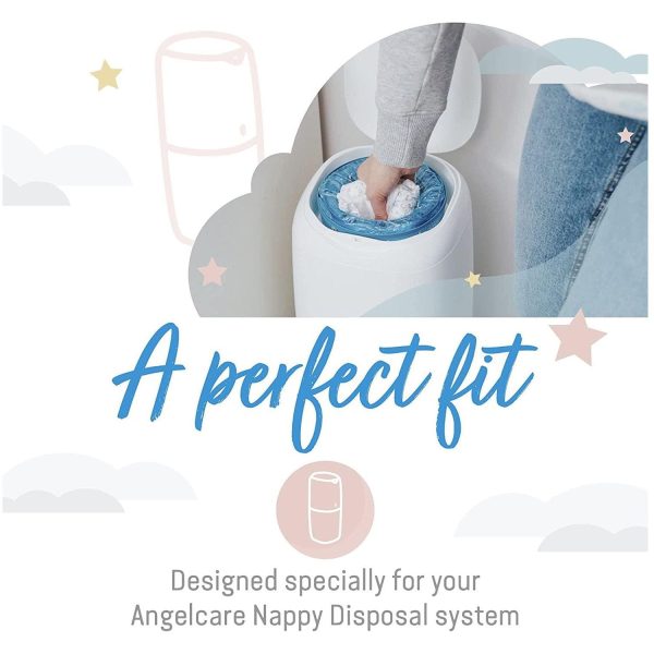 Angelcare Nappy Disposal System 3 Refill Cassettes For Cheap