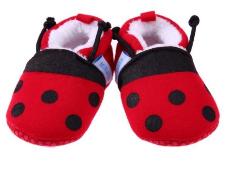 Baby Shoes Soft Cotton  Ladybug Discount