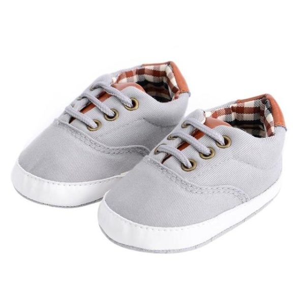 Toddler Baby Canvas Shoes Laces Casual Sneaker Soft Sole First Walker Anti-skid Sneaker Shoes for Children Kids Girls Footwear Online Hot Sale