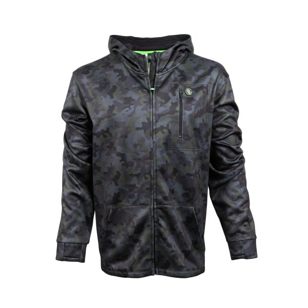 Blackout Bassin  Camo Zip Hoodie Cheap