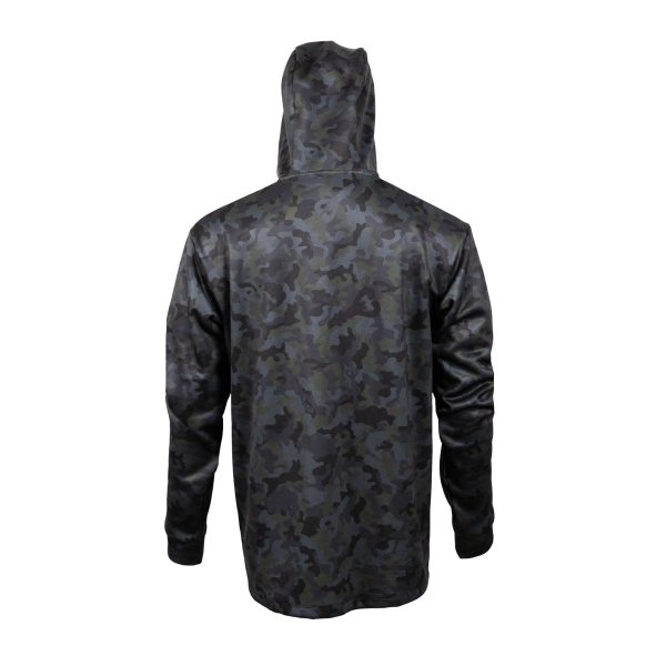 Blackout Bassin  Camo Zip Hoodie Cheap