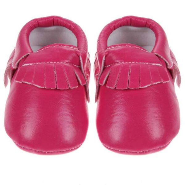 Spring Baby Shoes PU Leather Baby Girls Moccasins Shoes Kids Boys Soft Non-slip Footwear for Newborns Crib Shoes 0-18 Months Online now