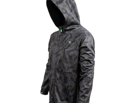 Blackout Bassin  Camo Zip Hoodie Cheap