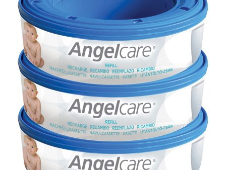 Angelcare Nappy Disposal System 3 Refill Cassettes For Cheap