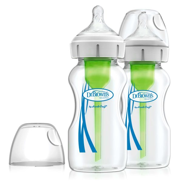 Dr Brown s Options+ Anti-Colic Glass Bottle Twin Pack Supply