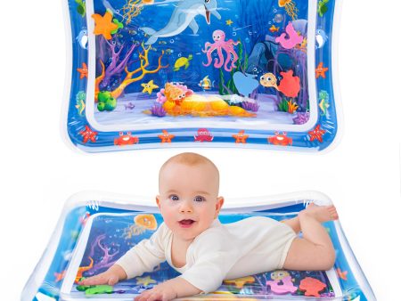 Tummy Time Water Mat丨Inflatable Tummy Time Water Play Mat for Babies, Infants and Toddlers 3 to 12 Months Promote Development Toys Baby Gifts Online now