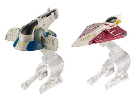 Hot Wheels Star Wars Slave 1 Vs. Jedi Starfighter Starship 2-Pack Online