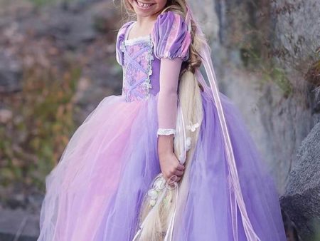 Princess Fancy Dresses Girls Cartoon Cosplay Costume Children Kids Halloween Birthday Party Dresses Fantasy Menina Clothing Discount