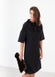 Ostrich Plume Dress in Black For Discount