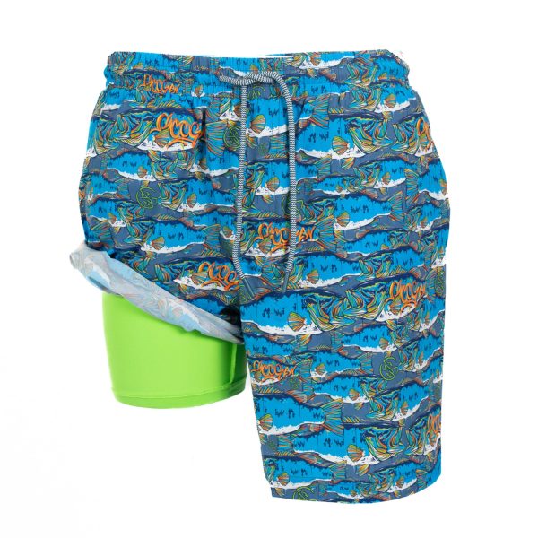 Grafitti Fish (More Than Just) Boat Shorts Fashion