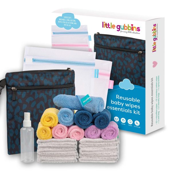 Little Gubbins Reusuable Baby Wipes Essential Kit Online Hot Sale