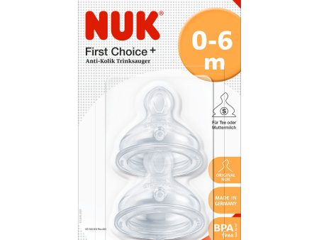 NUK First Choice+ Silicone Teat 2 Pack Fashion