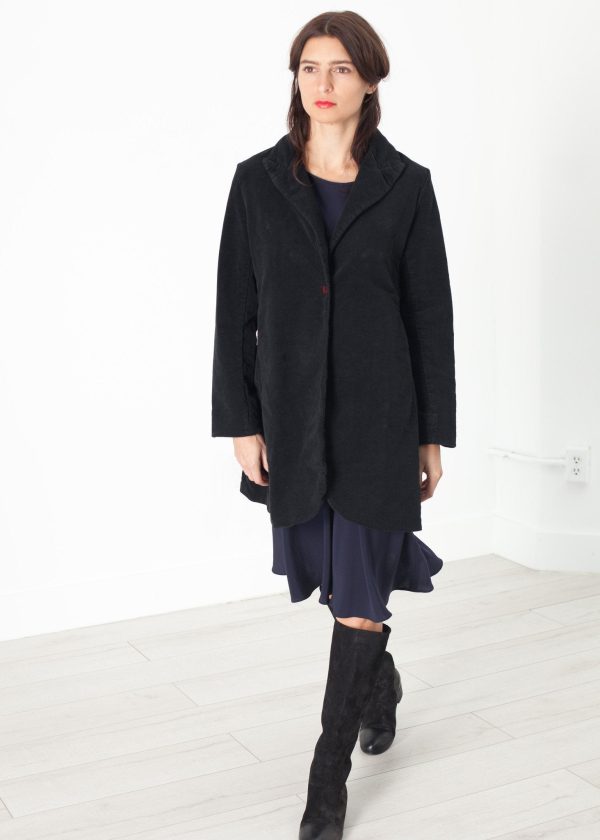 Griffon Coat in Black Online now