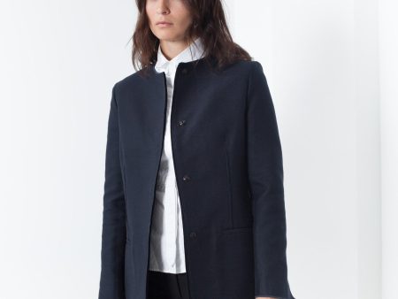 Tessuto Jacket in Navy For Cheap