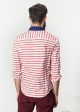 Luke Shirt in Red Stripe Online Sale