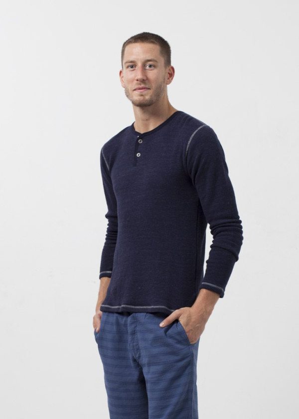 Two Button Henley Online Sale