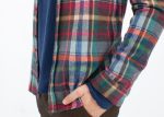 Riccardo Button-Up in Plaid Multi Online Sale