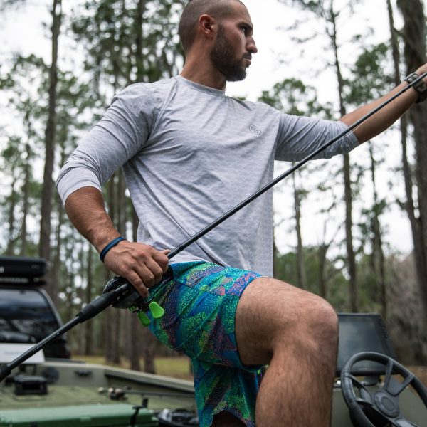 Neon Crappie School (More Than Just) Boat Shorts Online Sale