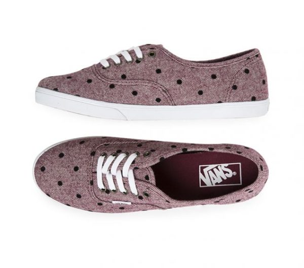 VANS |AUTHENTIC | LO PRO | BURGANDY WHITE on Sale