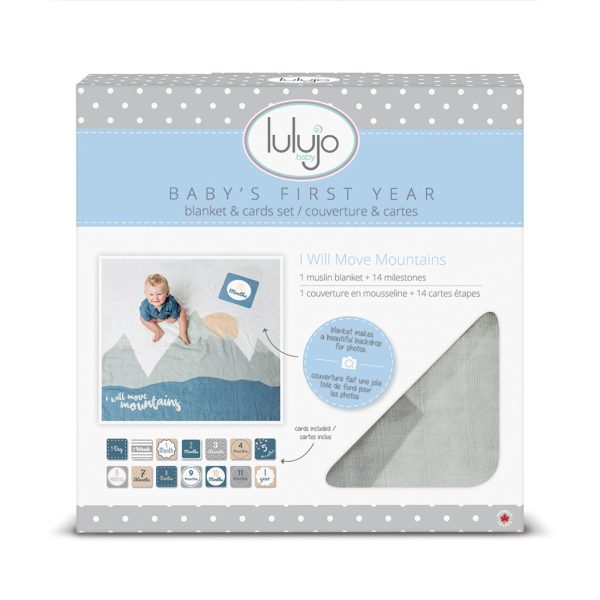 Lulujo Blanket & Cards Set Hot on Sale