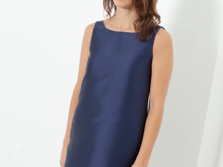 A-Line Mini Dress in Blue Discount