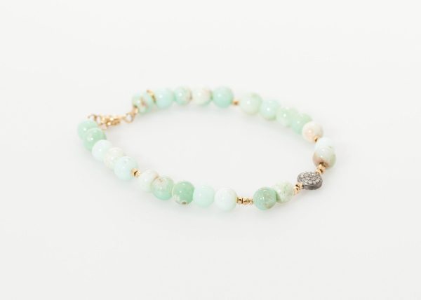 Leopold Bracelet in Green Chrysoprase Fashion