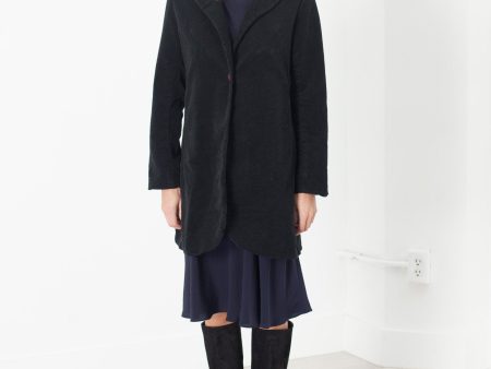 Griffon Coat in Black Online now