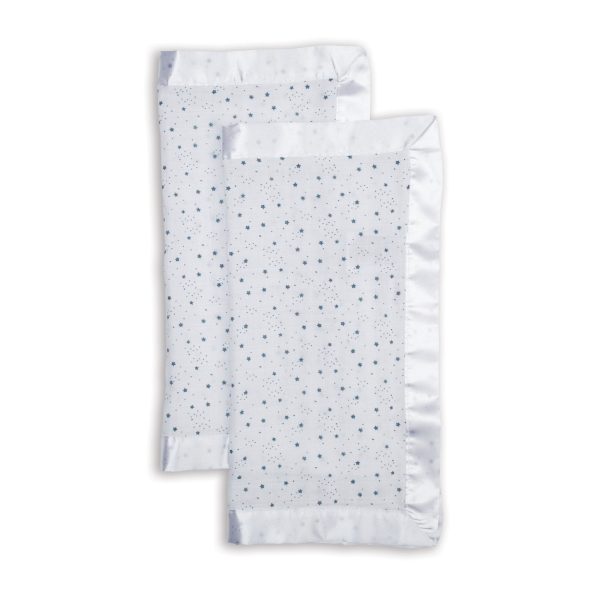 Lulujo Muslin Security Comforter Blanket 2pk Online