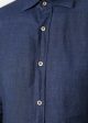 Button Up Shirt in Navy For Sale