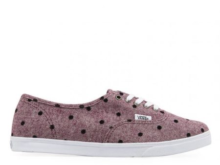 VANS |AUTHENTIC | LO PRO | BURGANDY WHITE on Sale