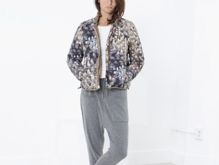 Deione Coat in Graphite Floral Discount