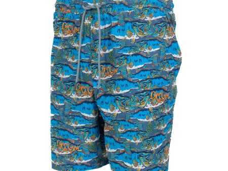 Grafitti Fish (More Than Just) Boat Shorts Fashion