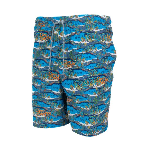 Grafitti Fish (More Than Just) Boat Shorts Fashion