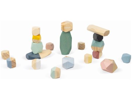 Janod Sweet Cocoon Stacking Stones Hot on Sale