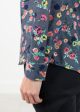 Long Sleeve Blouse in Black Floral Supply