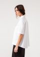 Lara Shirt in White For Discount