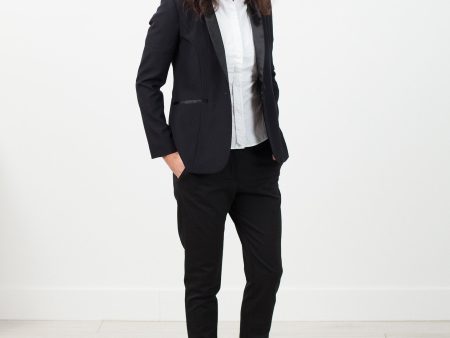 Shawl Collar Blazer in Black Sale