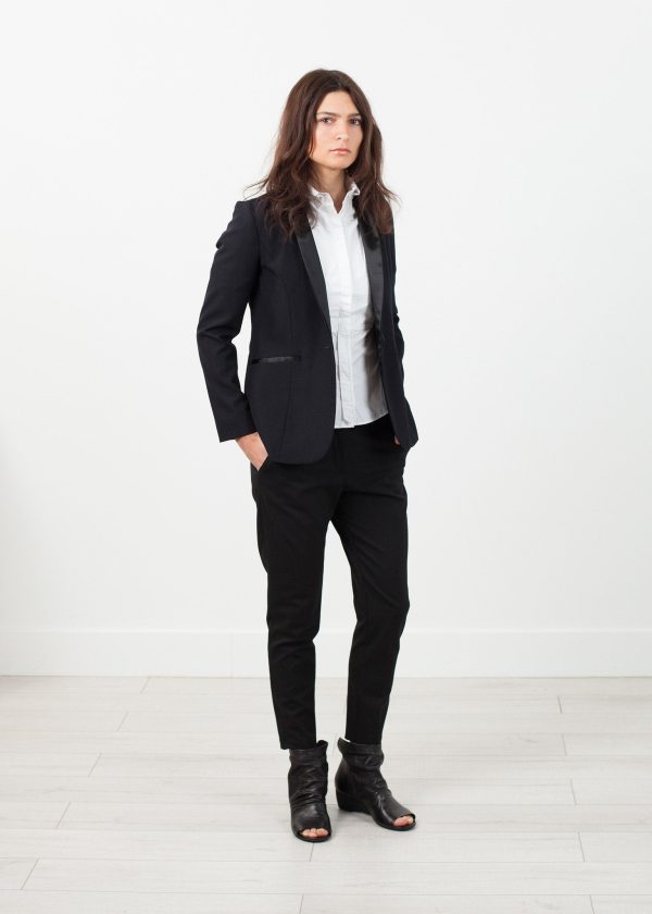 Shawl Collar Blazer in Black Sale