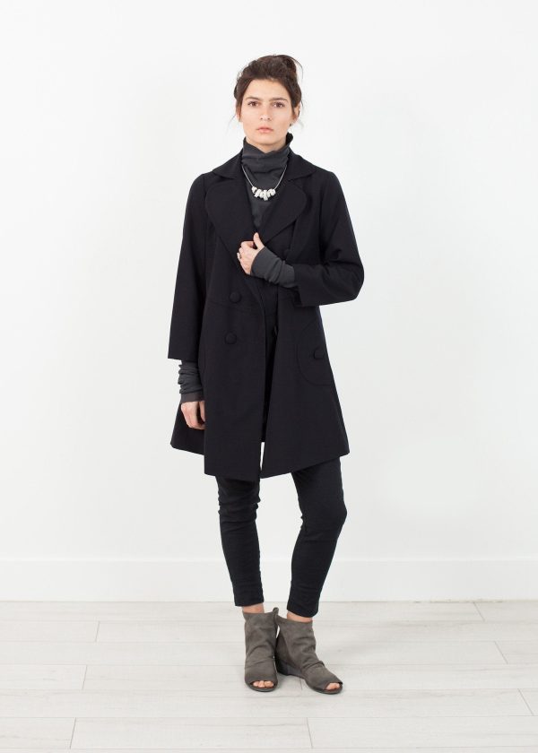 Day Coat in Navy Online Hot Sale