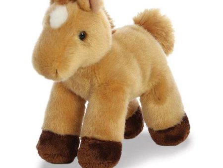 Aurora Mini Flopsies - Prancer Light Brown Horse 20cm For Discount