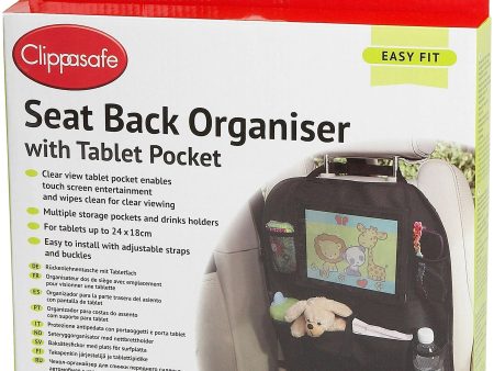 Clippasafe Seat Back Organiser with Tablet Pocket Online