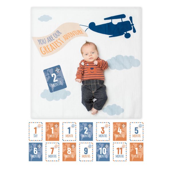 Lulujo Blanket & Cards Set Hot on Sale